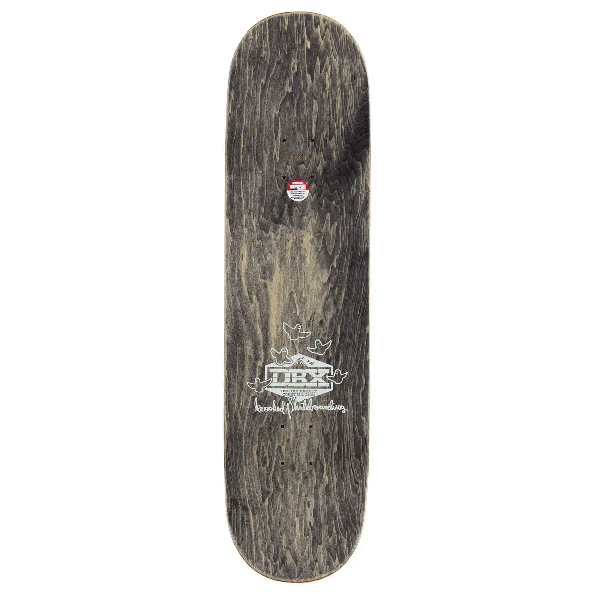 Krooked Manderson Dbx Chain Frame Skateboard Deck - Red - 8.38" 2