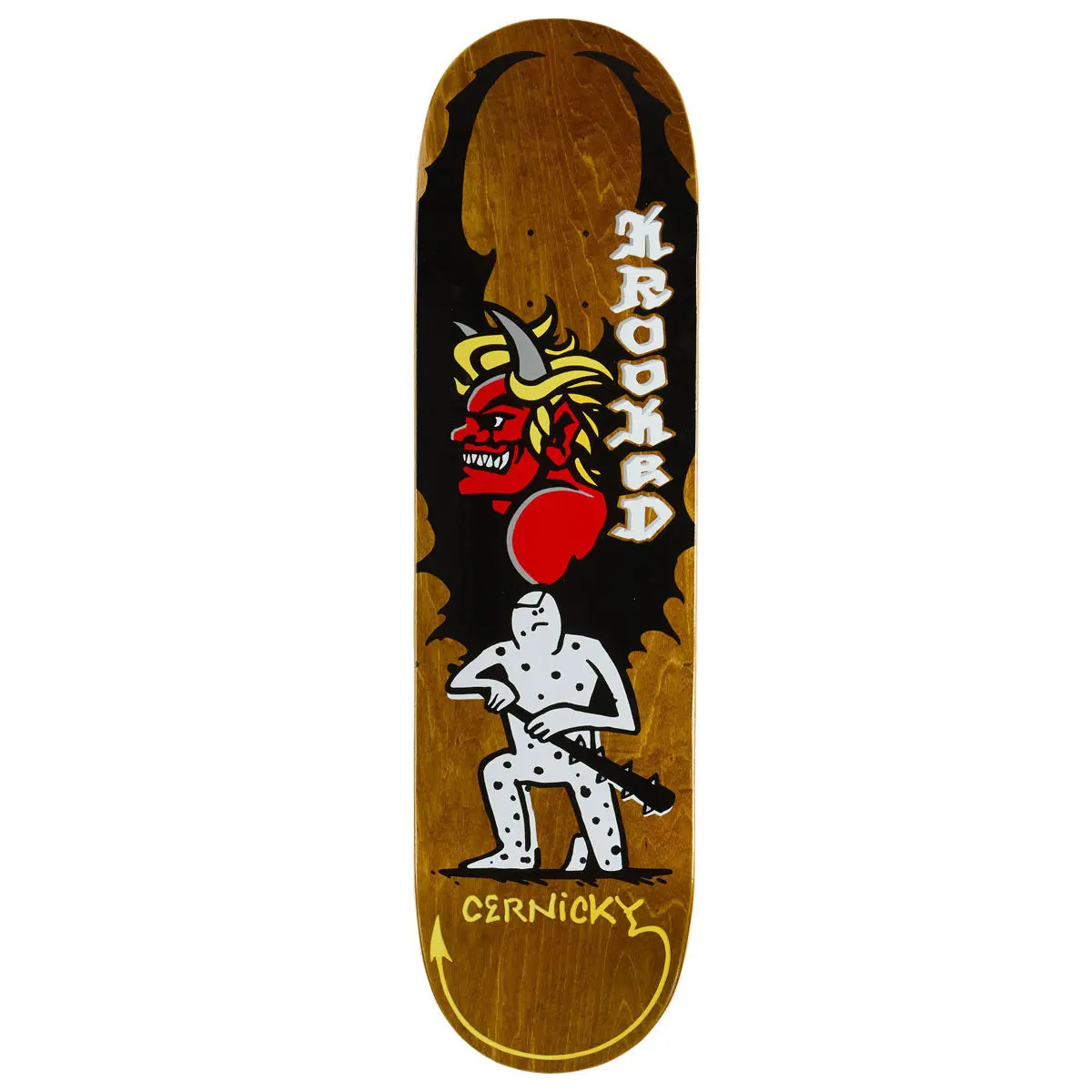 Krooked Cernicky Devil Ed Skateboard Deck - 8.50" 1