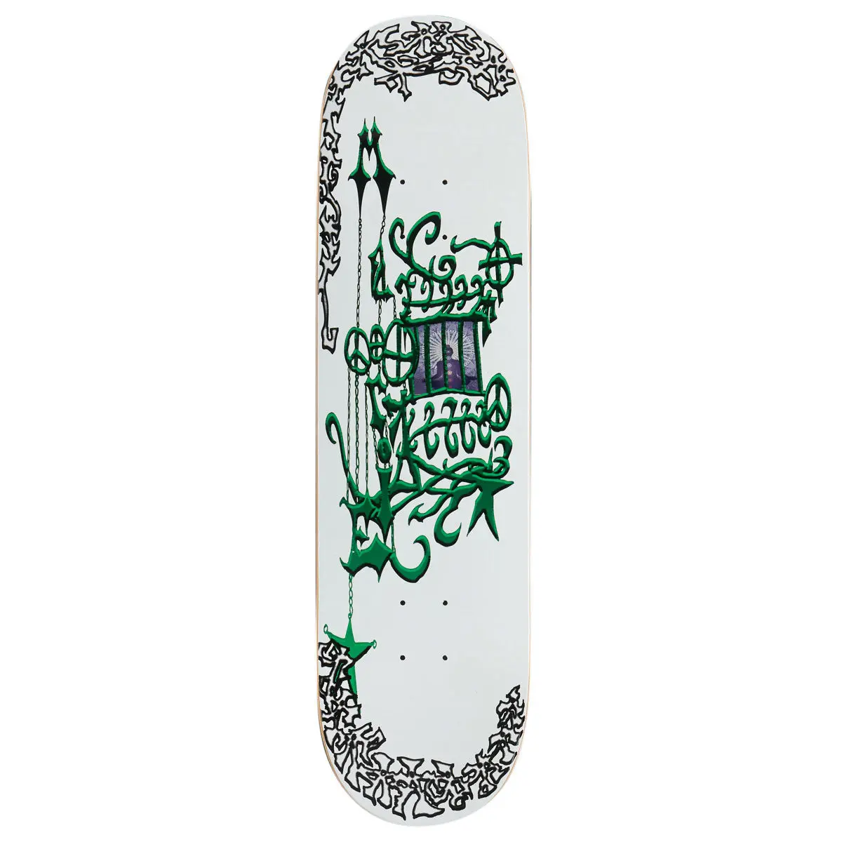 There Marie De Courey Magic Lies In The Healing Skateboard Deck - White - 8.25" 1