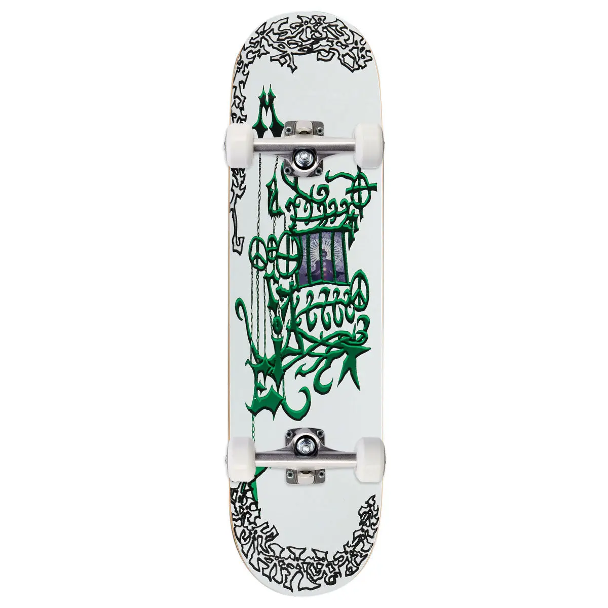 There Marie De Courey Magic Lies In The Healing Skateboard Complete - White - 8.25" 1