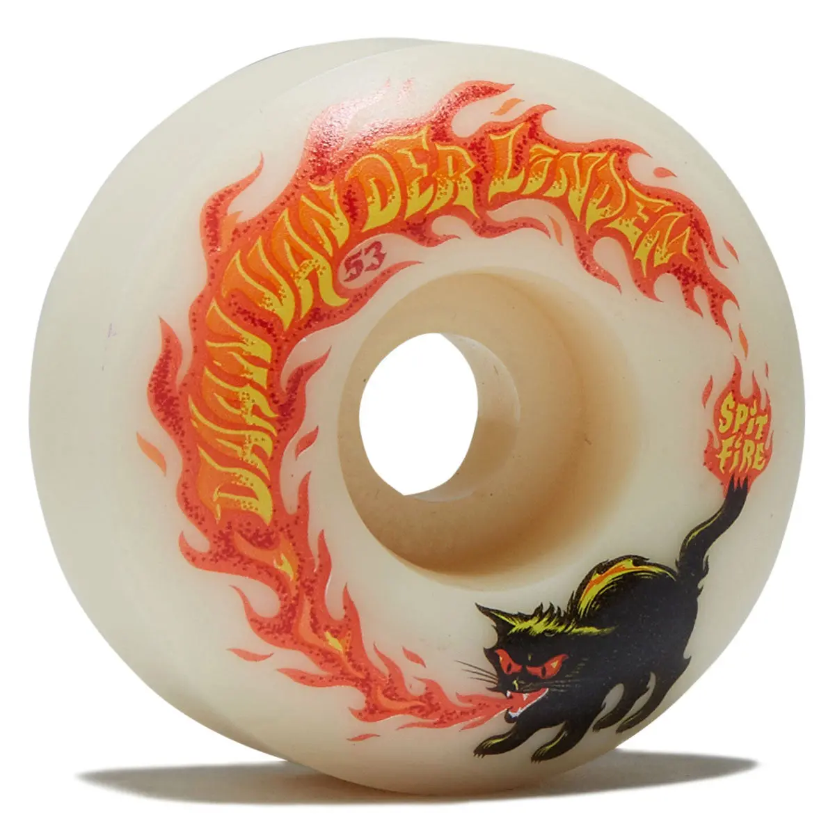 Spitfire Daan Pyrocat F4 99 Classic Skateboard Wheels - Natural - 53Mm 1