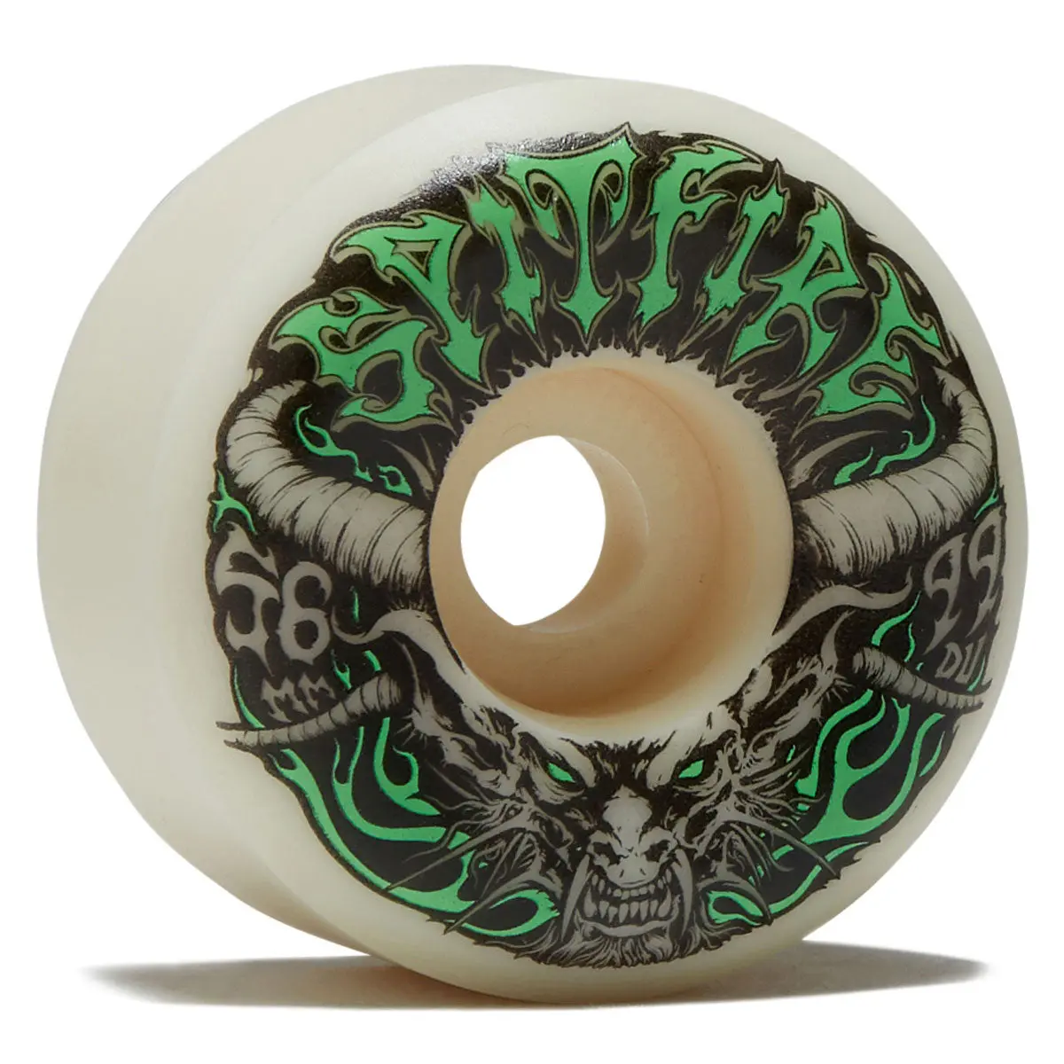 Spitfire Team Demon Redux F4 99 Conical Full Skateboard Wheels - Natural - 56Mm 1