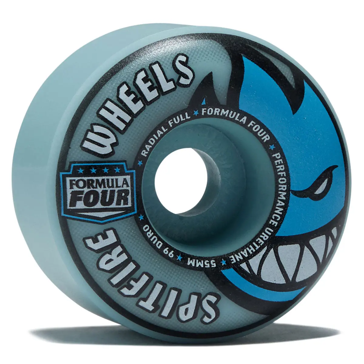 Spitfire Team Colors F4 99 Radial Full Skateboard Wheels - Light Blue - 55Mm 1