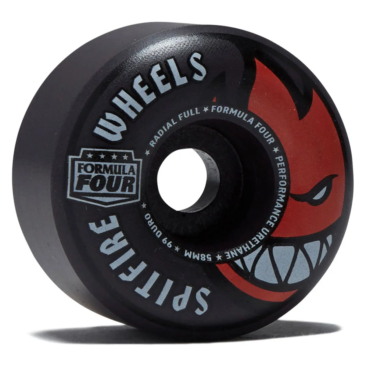 Spitfire Team Colors F4 99 Radial Full Skateboard Wheels - Black - 58Mm 1