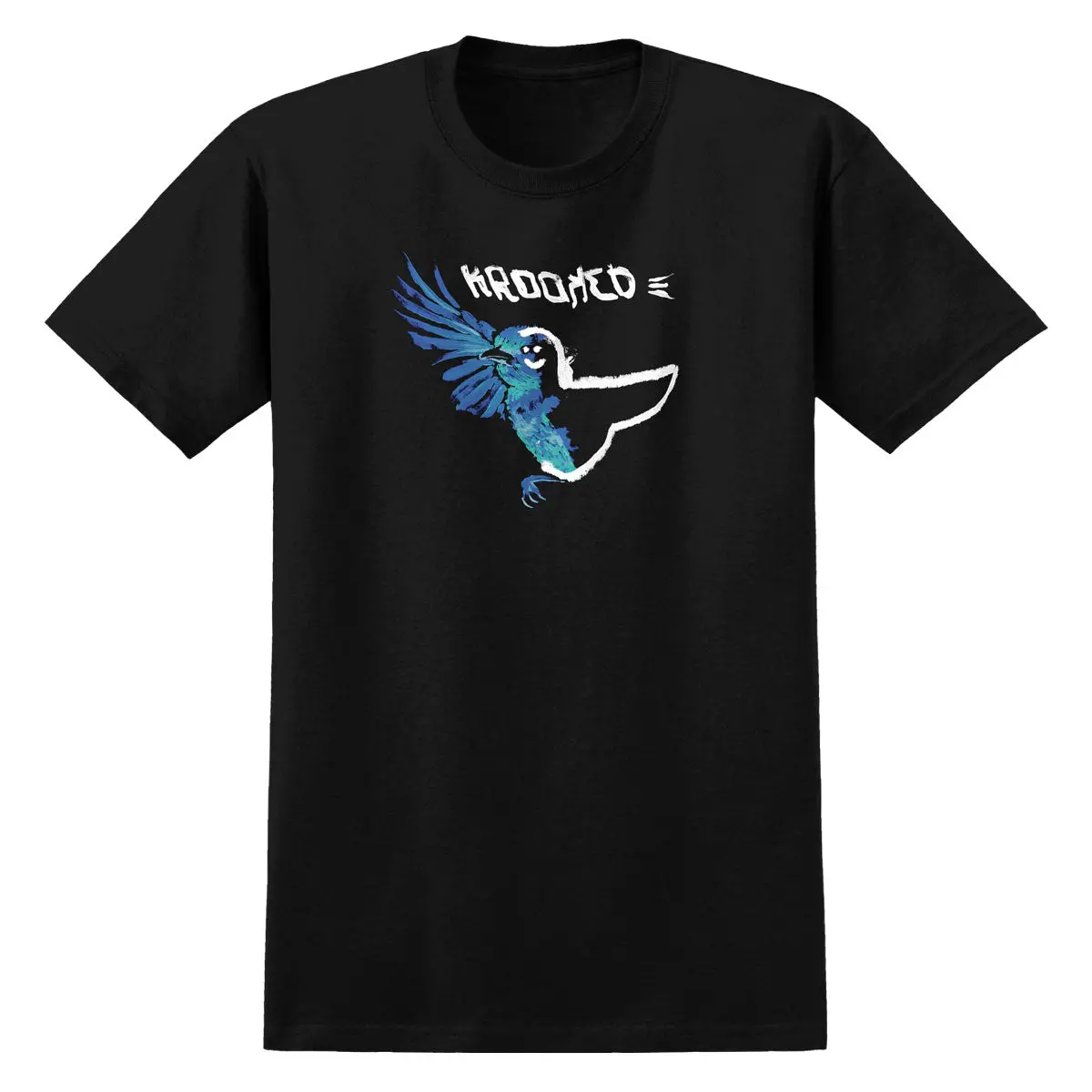Krooked Blue Bird T-Shirt - Black 1