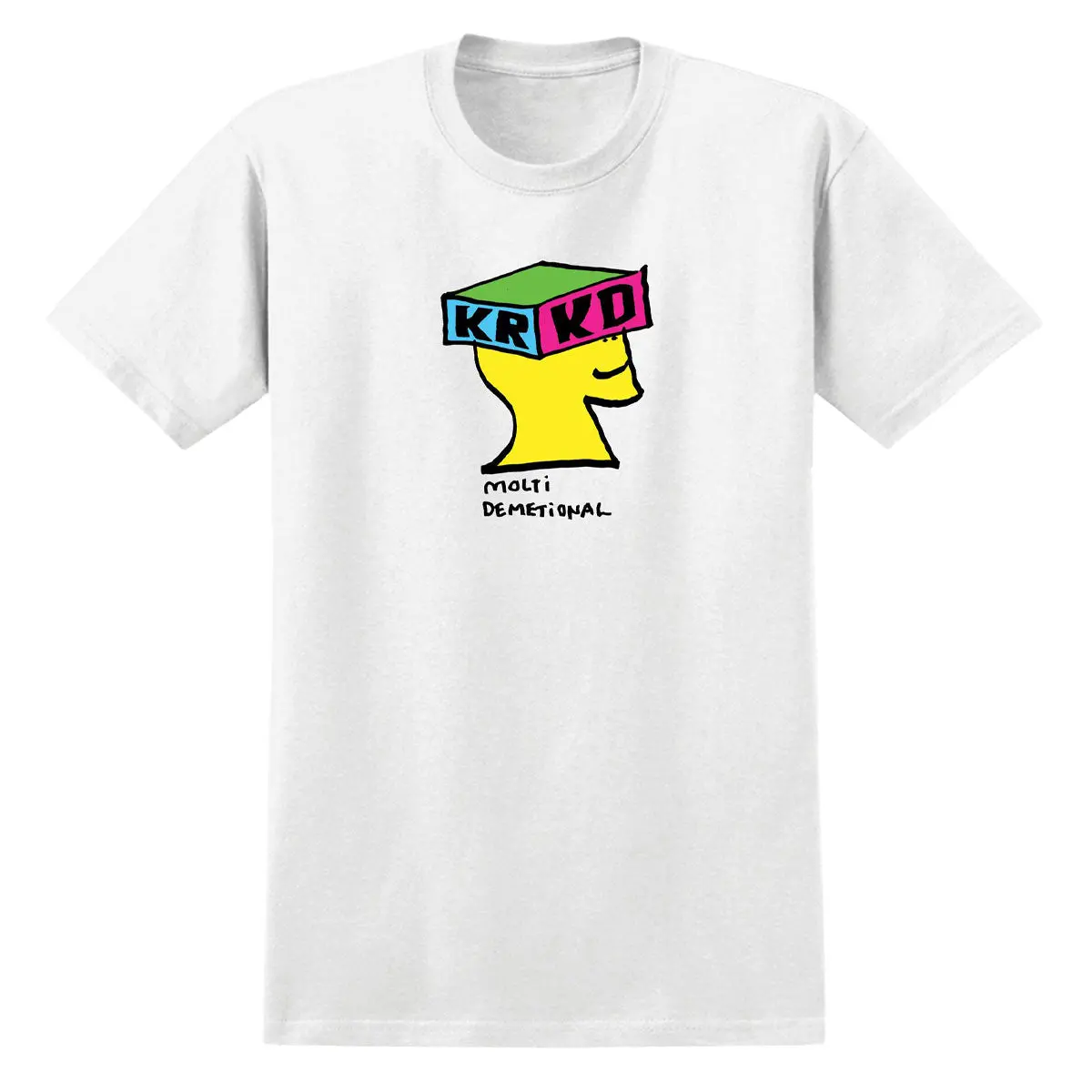 Krooked Dementional T-Shirt - White 1