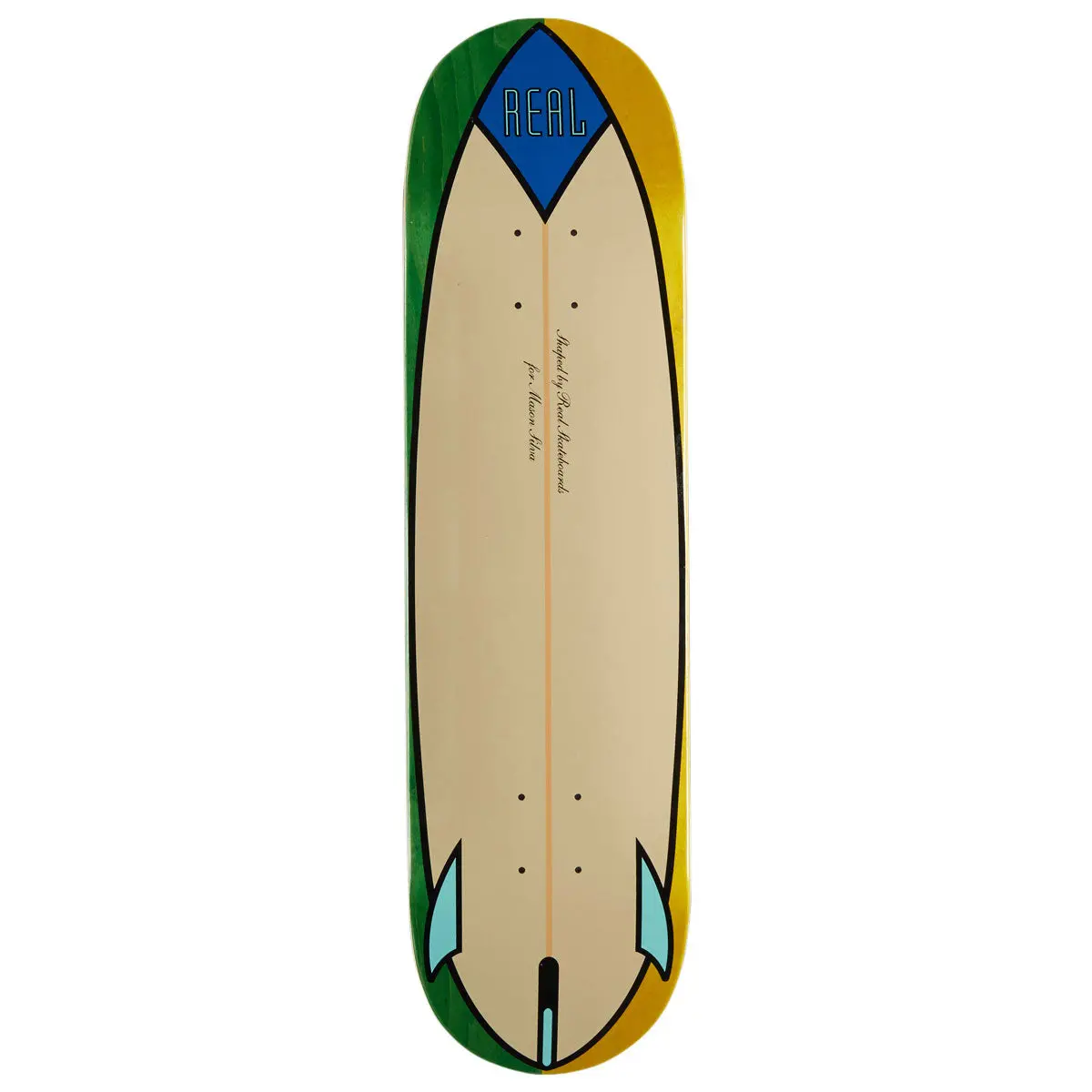 Real Mason Speed Egg Skateboard Deck - 8.28" 1