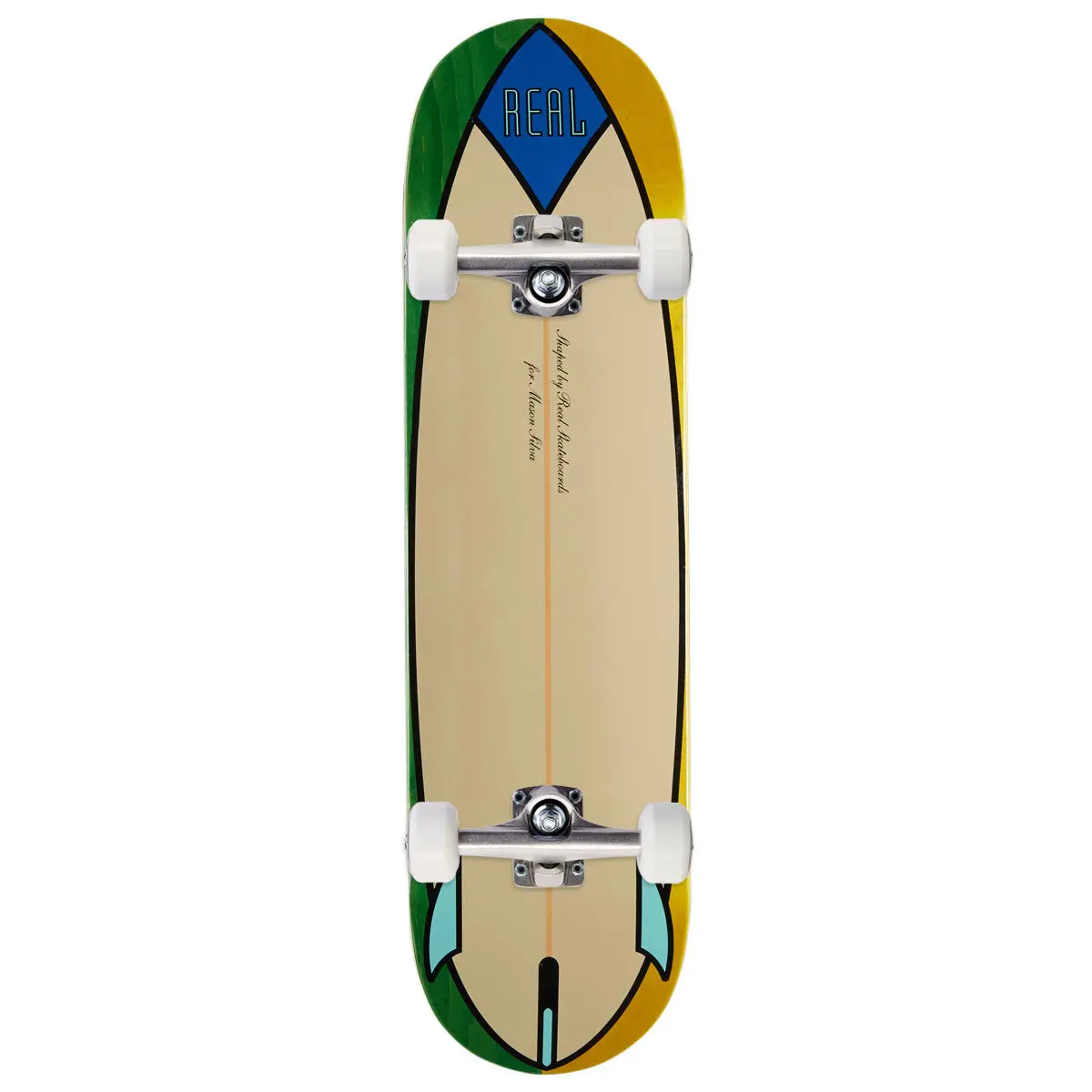 Real Mason Speed Egg Skateboard Complete - 8.28" 1