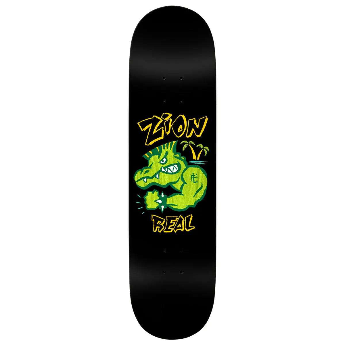 Real Zion Bad Gator Heavyweight Skateboard Deck - 8.50" 1