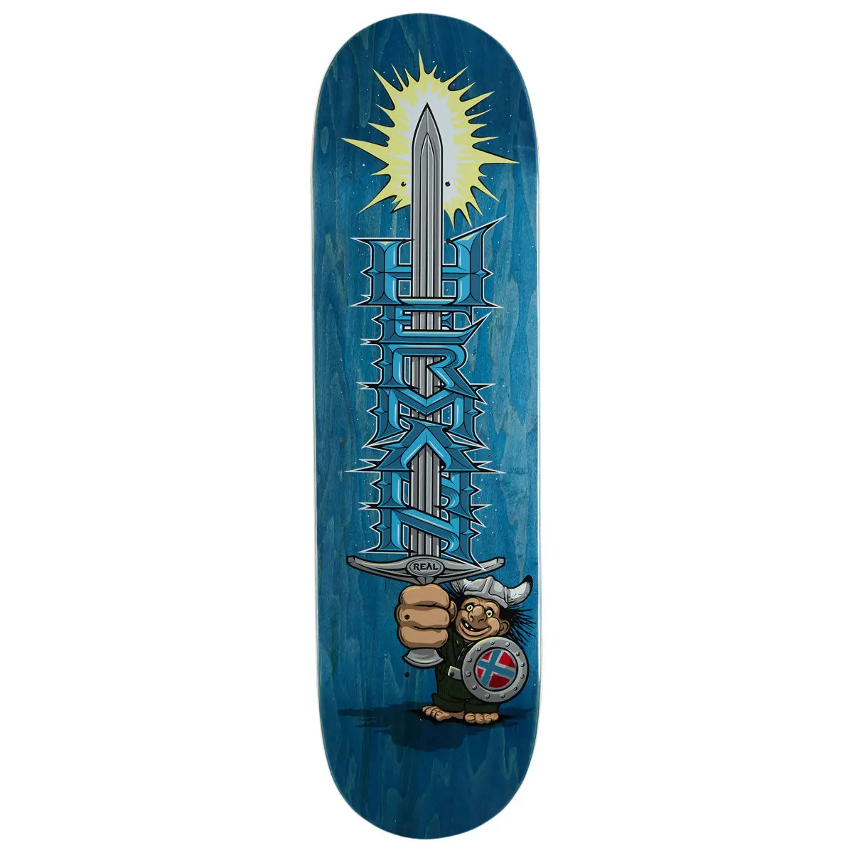 Real Hermann Mighty True Fit Skateboard Deck - 8.50" 1