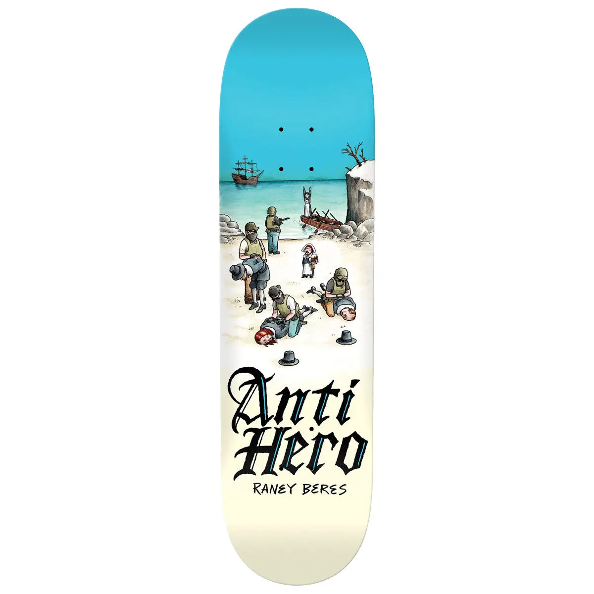 Anti-Hero Raney Liberdad Skateboard Deck - 9.00" 1