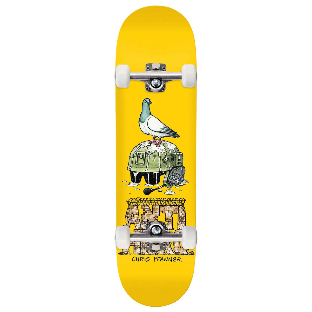 Anti-Hero Pfanner Liberdad Skateboard Complete - Yellow - 8.25" 1