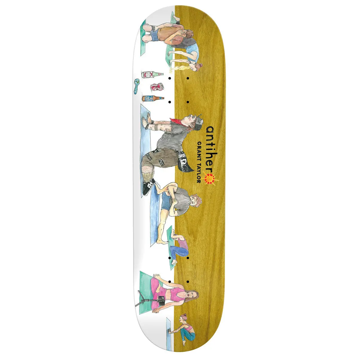 Anti-Hero Grant I Farted In Yoga Class Skateboard Deck - 8.50" 1