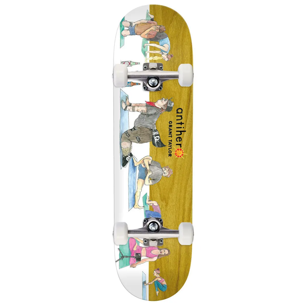 Anti-Hero Grant I Farted In Yoga Class Skateboard Complete - 8.50" 1