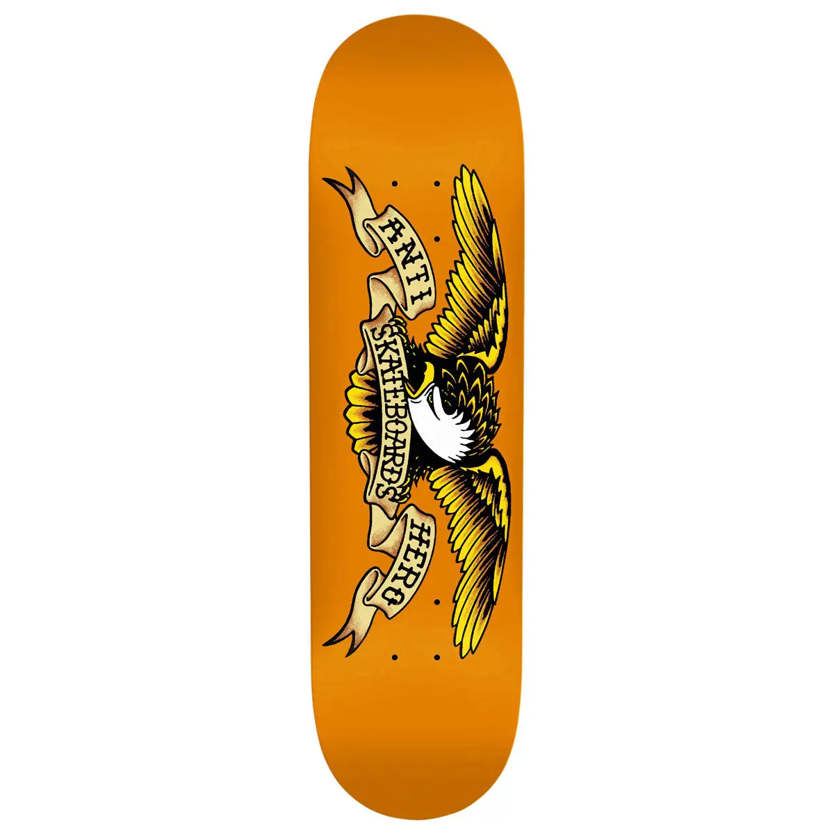 Anti-Hero Dbx Eagle Skateboard Deck - Orange - 8.75" 1
