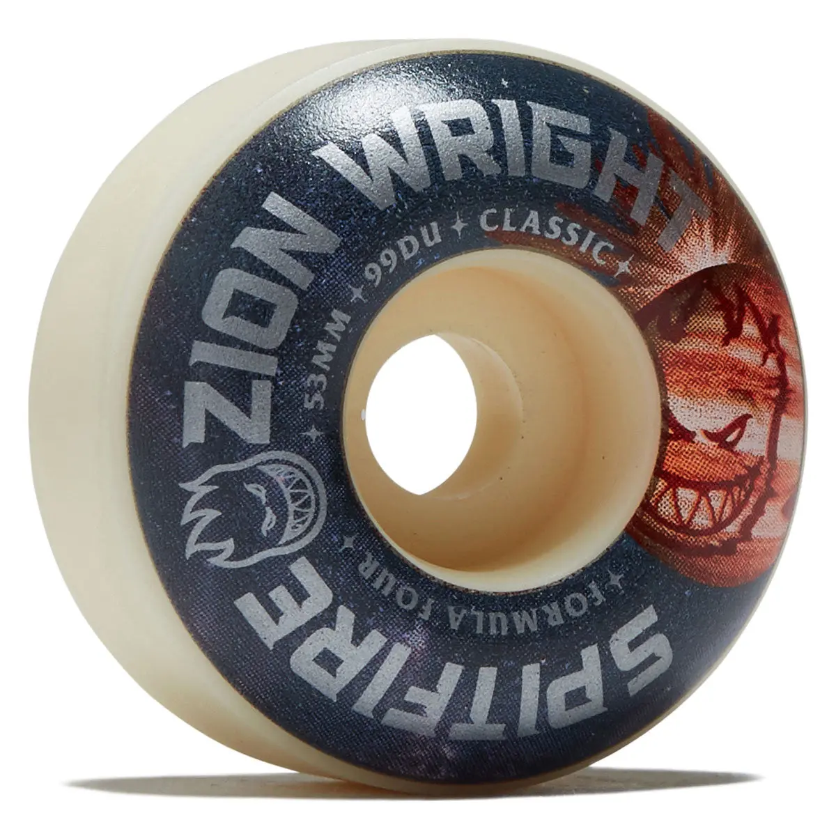 Spitfire Zion Cosmic F4 99D Classic Skateboard Wheels - Natural - 53Mm 1