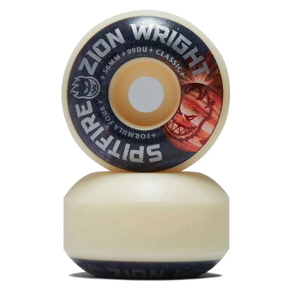 Spitfire Zion Cosmic F4 99D Classic Skateboard Wheels - Natural - 56Mm 2