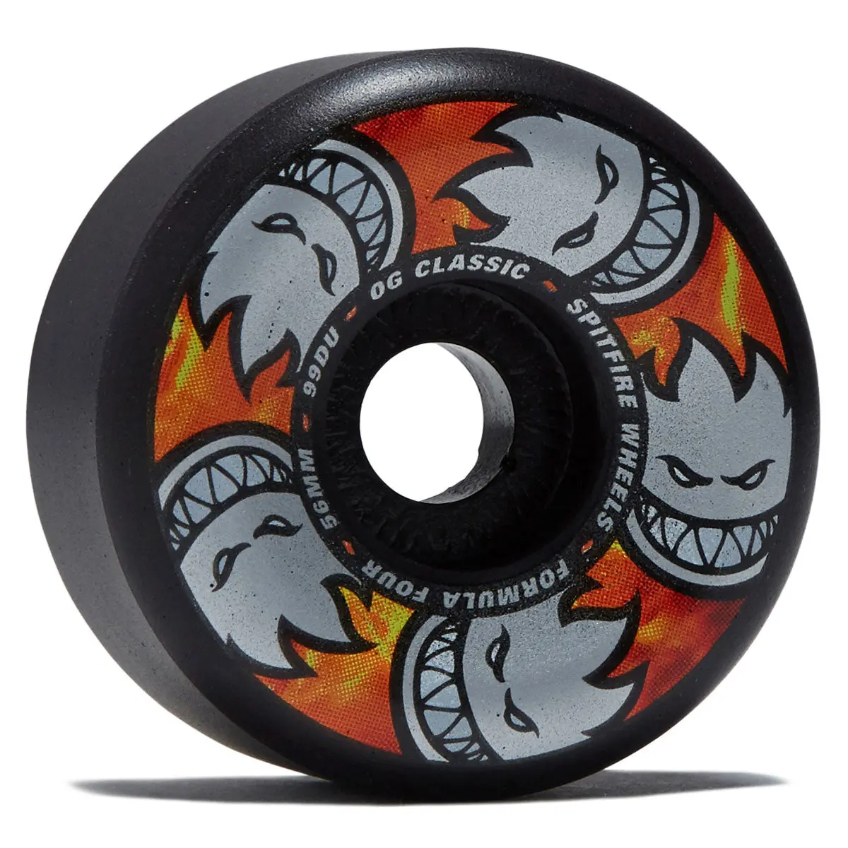 Spitfire Team Multiball F4 99D Og Classic Skateboard Wheels - Black - 56Mm 1