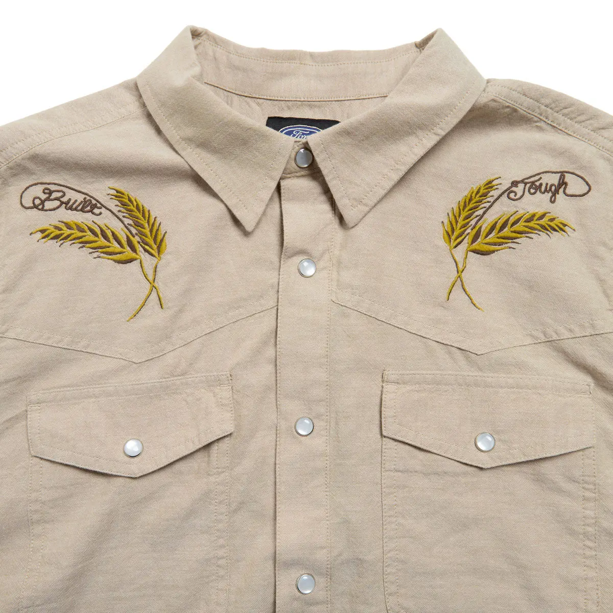 Brixton X Ford Western Shirt - Khaki 2