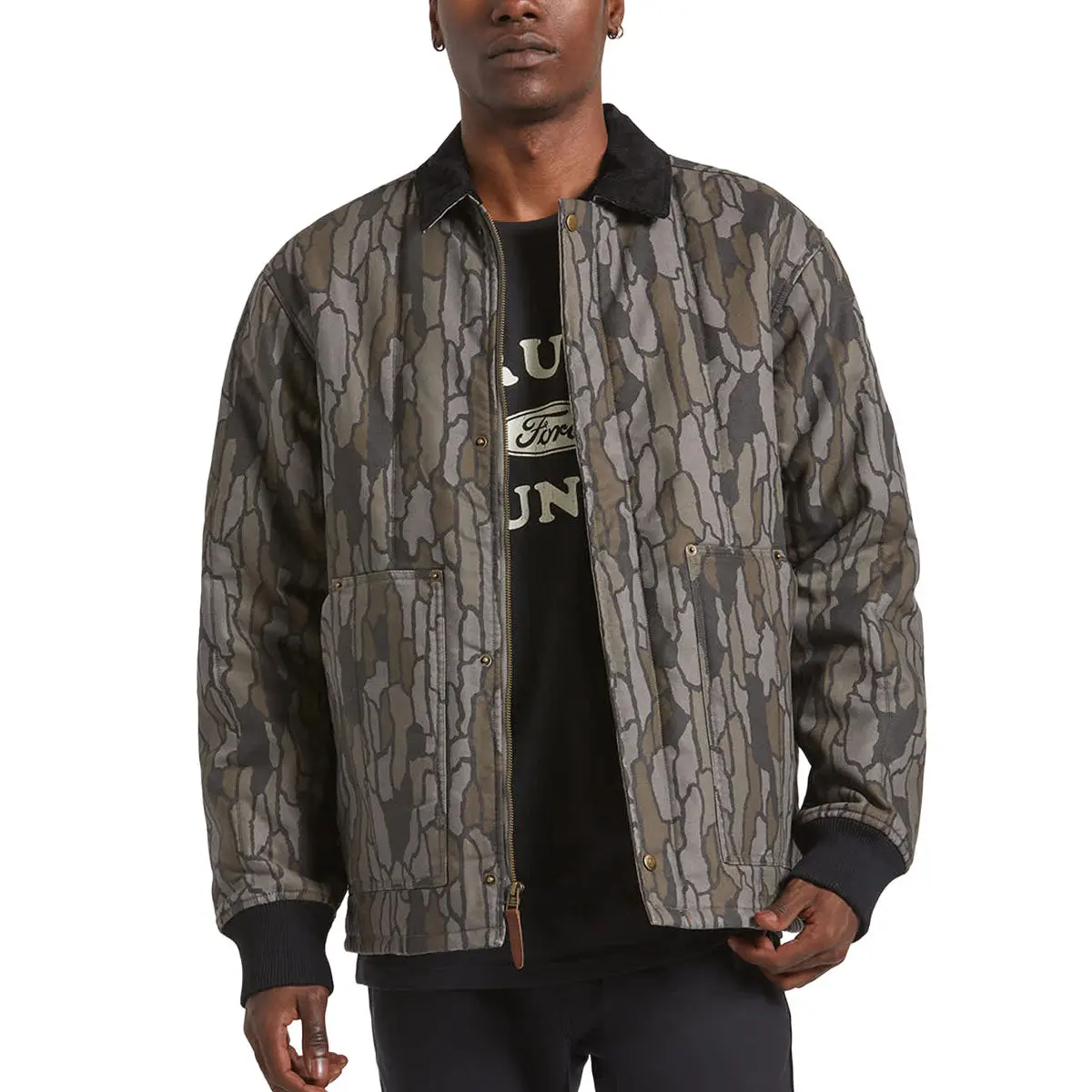 Brixton Builders Ranch Jacket - Bark Camo 1