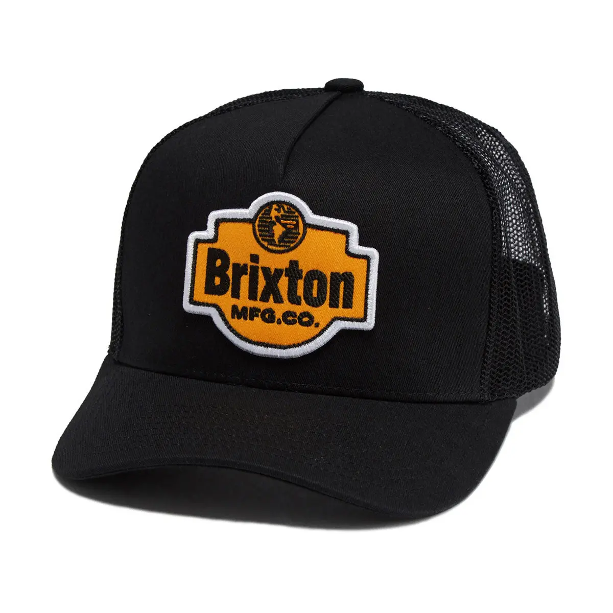 Brixton International C Np Mp Trucker Hat - Black/Black 1