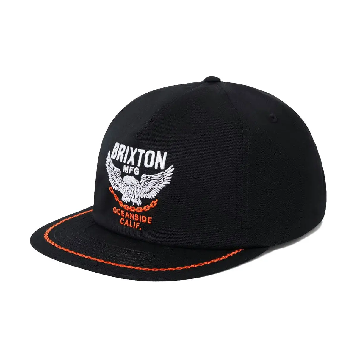 Brixton Waller Hp Snapback Hat - Black 1