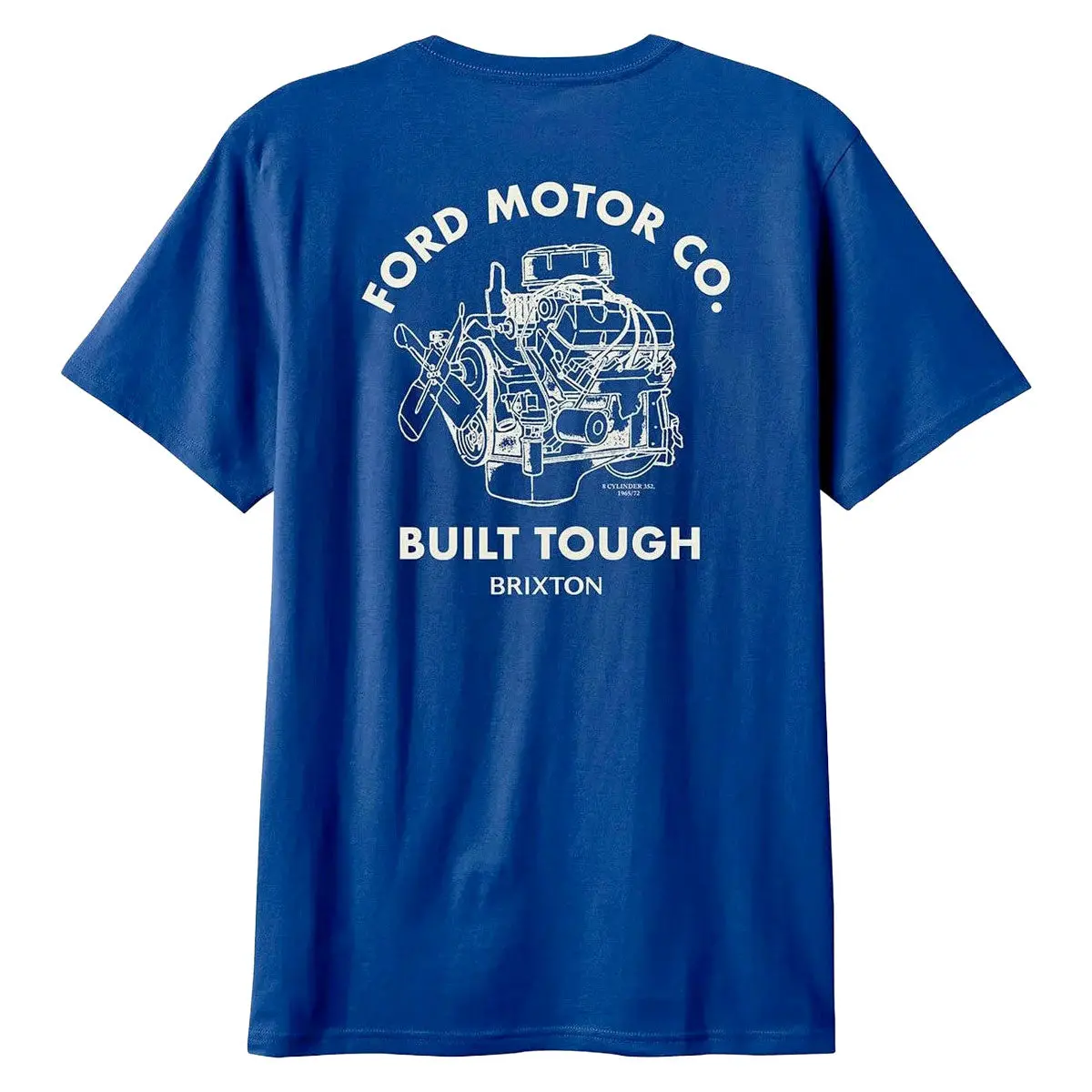 Brixton X Ford Built Tough T-Shirt - Ford Blue 1