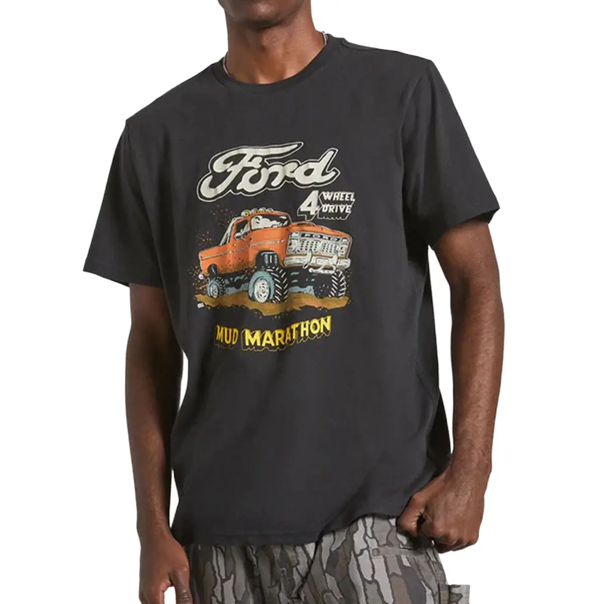 Brixton X Ford Mud Marathon T-Shirt - Burnt Rubber 2