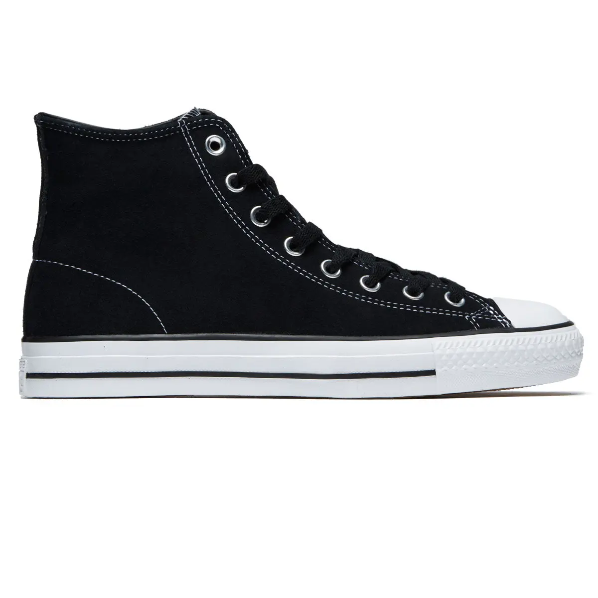 Converse Chuck Taylor All Star Pro Hi Shoes - Black/Black/White 1