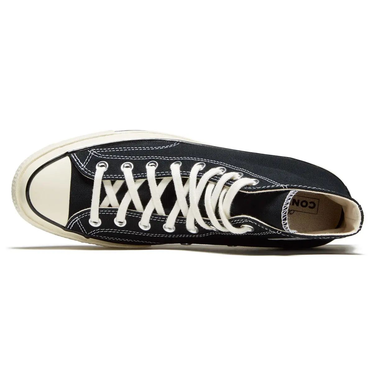 Converse Chuck 70 Hi Shoes - Black/Black/Egret 3