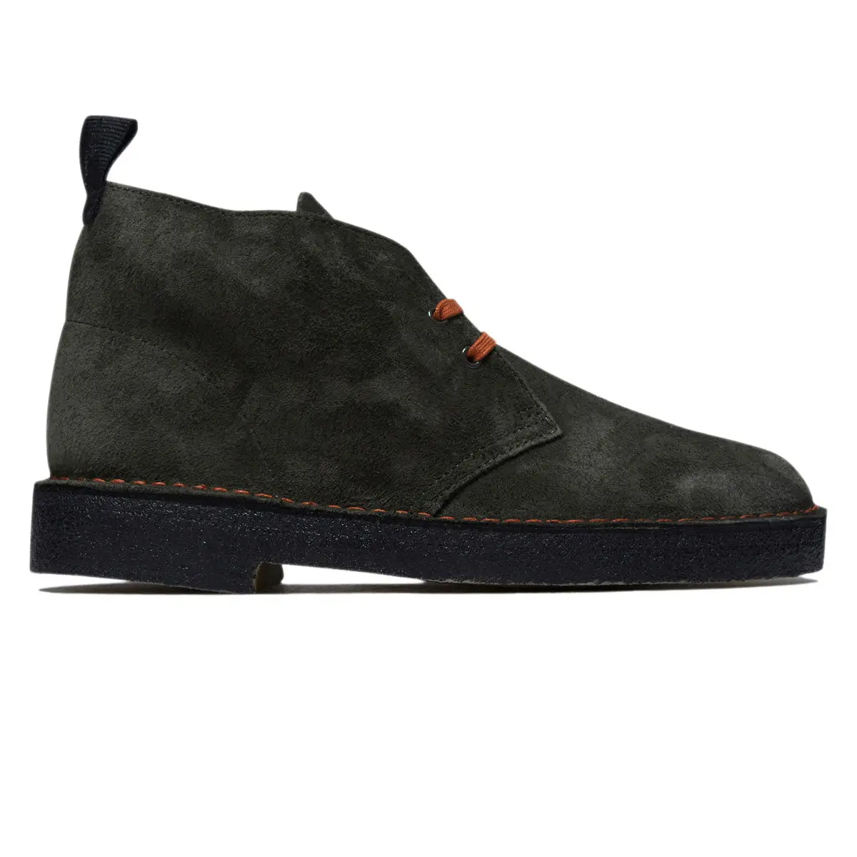 Clarks Desert Boots - Loden Green Suede 1