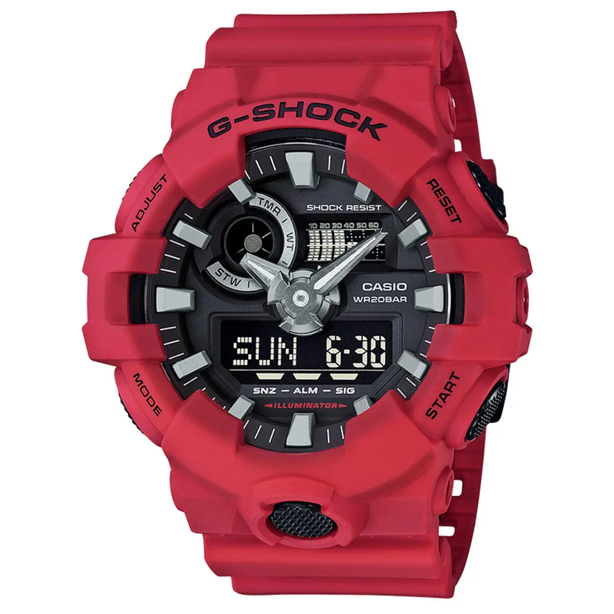G-Shock Ga700-4A Watch - Red 1