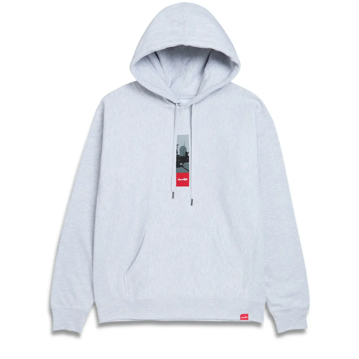 Chocolate Return To Heavy Hoodie - Grey Heather 1