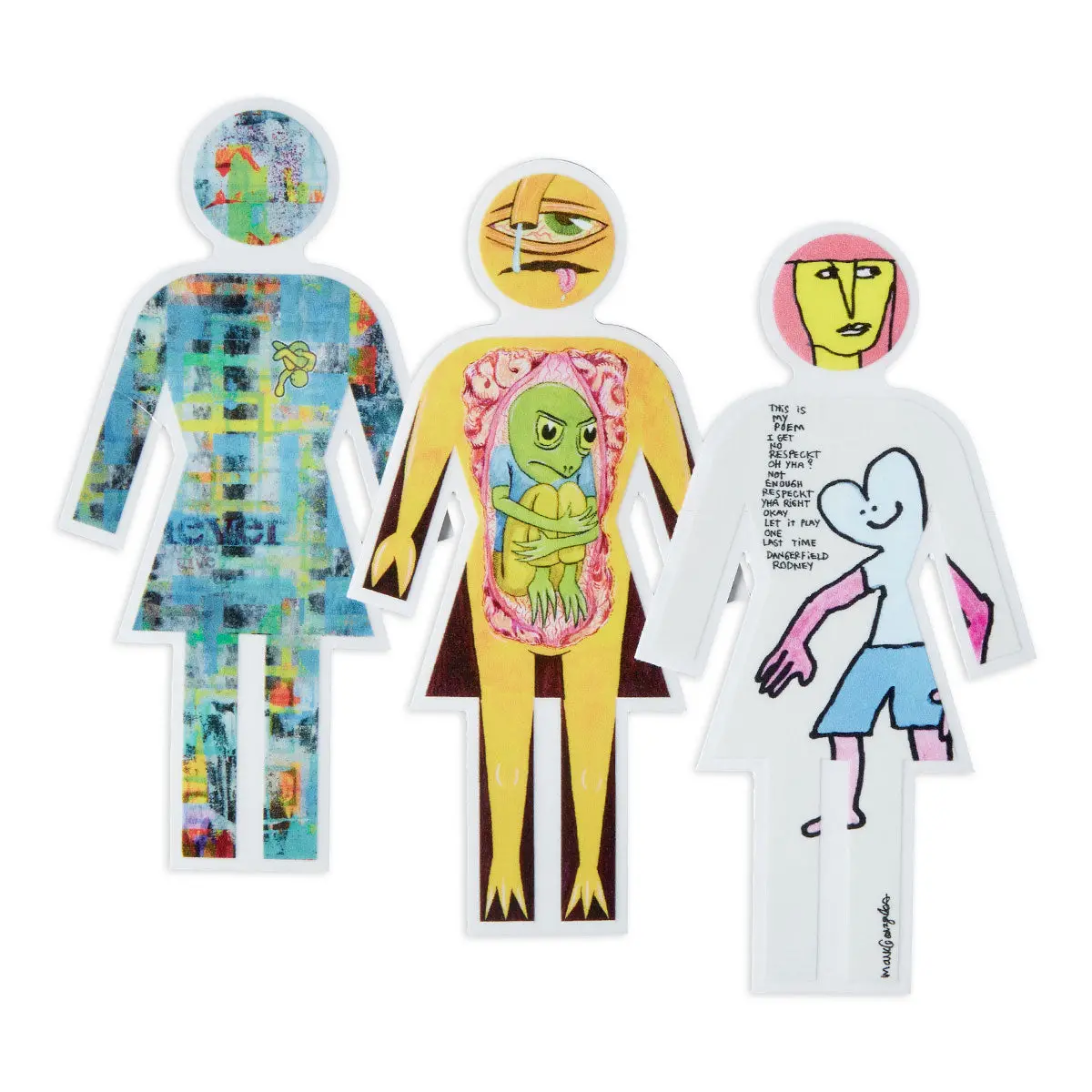 Girl Modernica Og 4 Pack Of Stickers 1