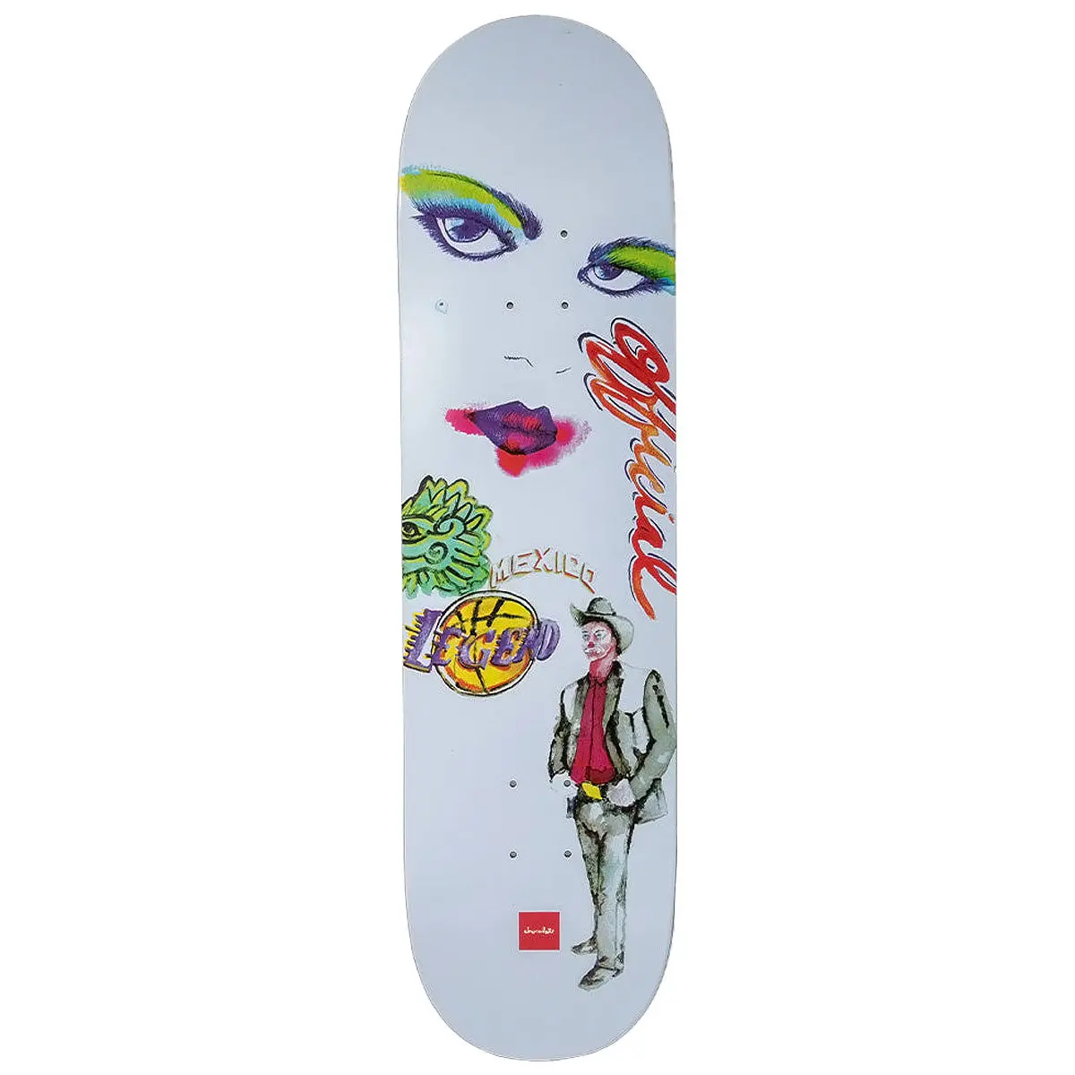 Chocolate Perez Art Official Skateboard Deck - 8.00" 1