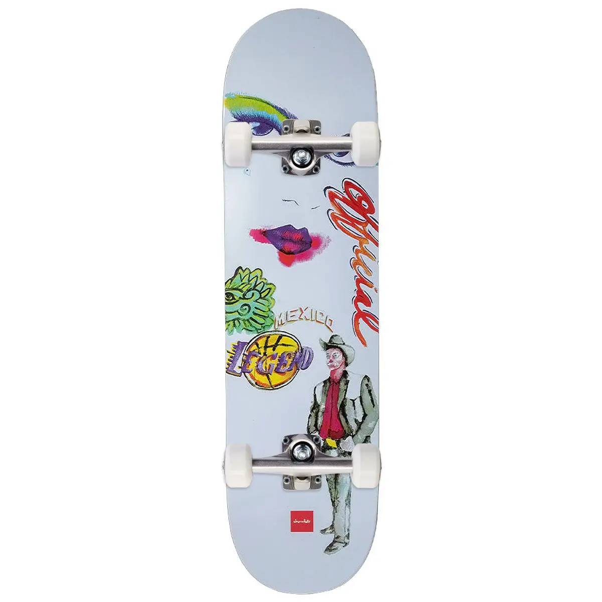 Chocolate Perez Art Official Skateboard Complete - 8.00" 1