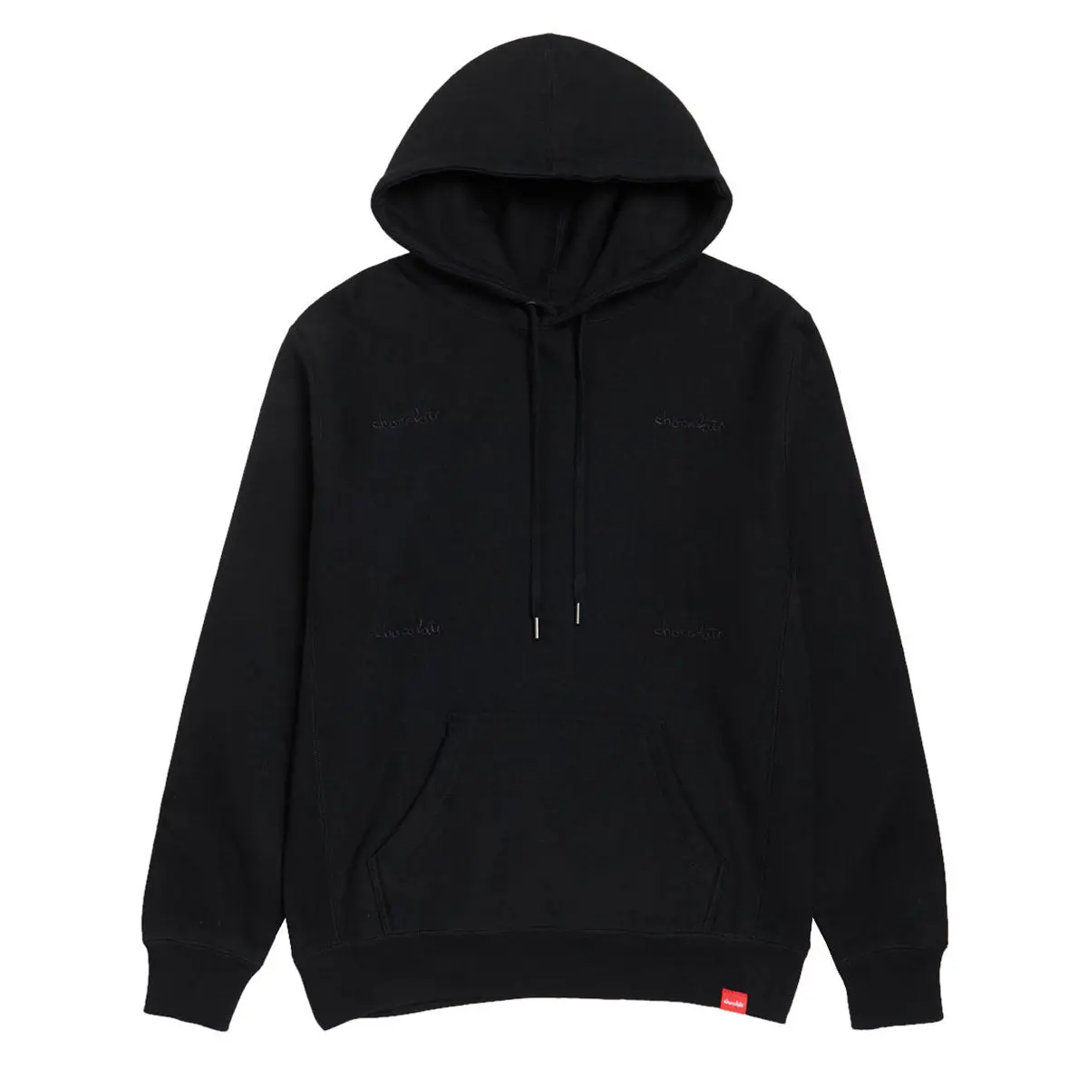 Chocolate Quad Chunk Heavy Hoodie - Black 1