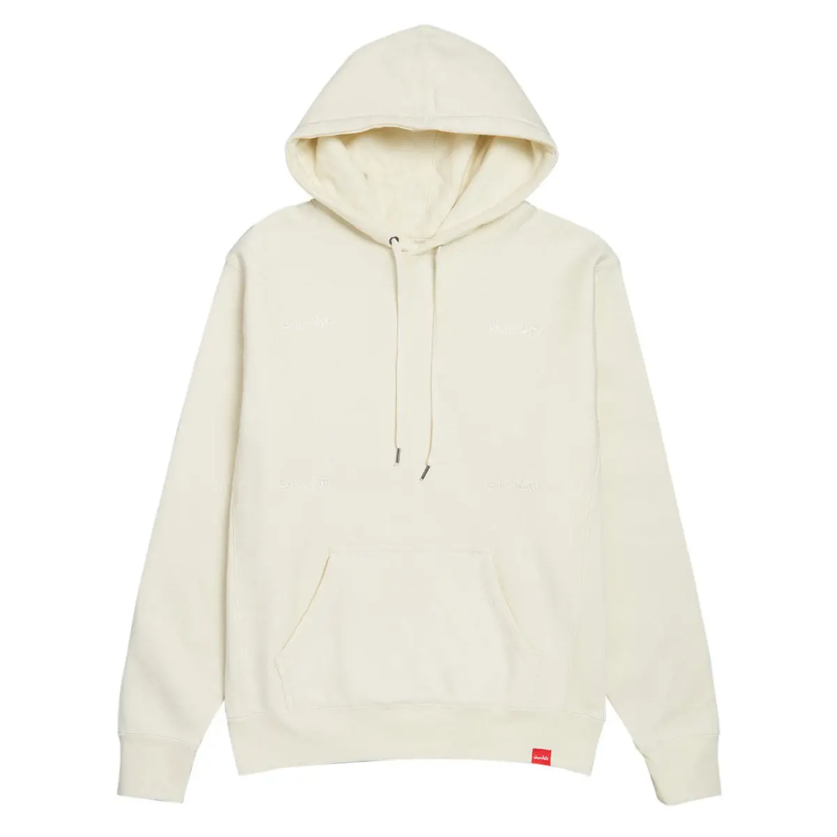 Chocolate Quad Chunk Heavy Hoodie - Bone 1