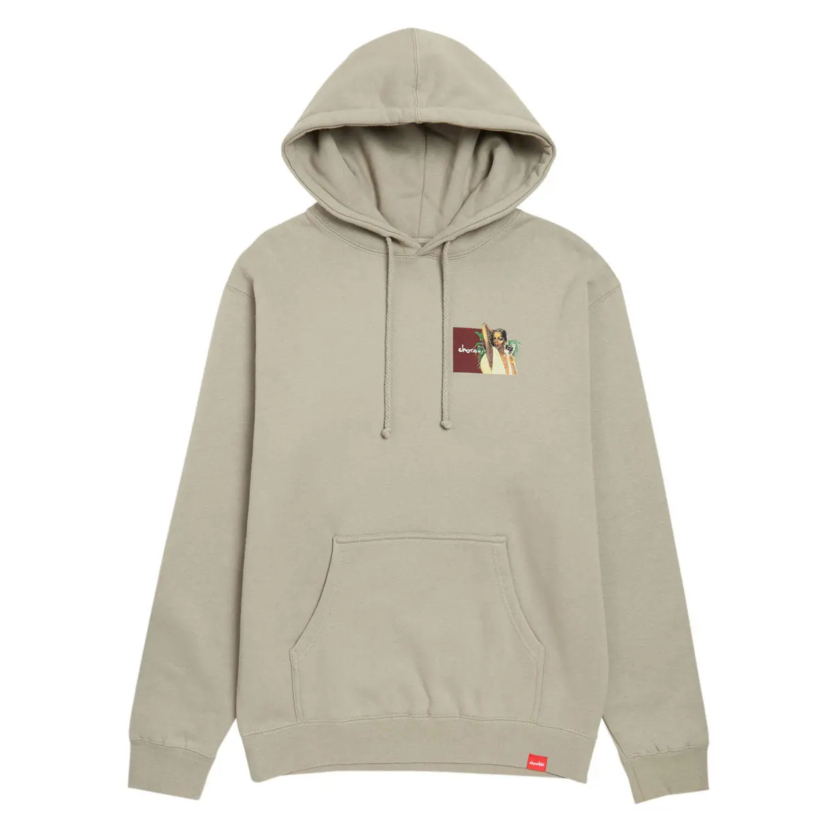 Chocolate Queen Heavy Hoodie - Grey 1