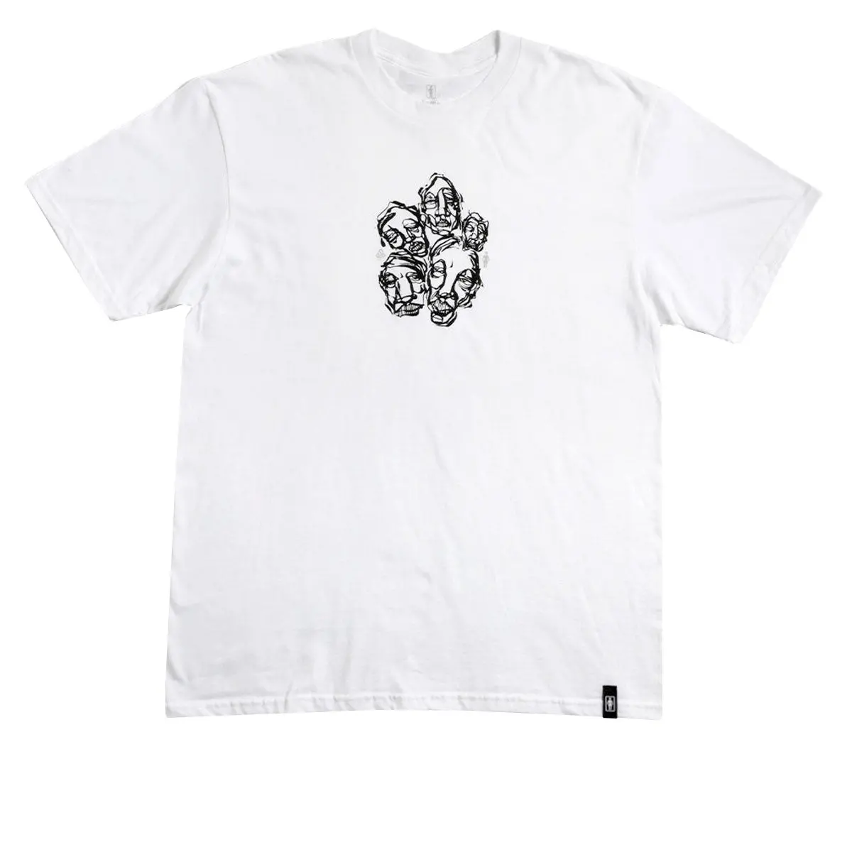 Girl Faces T-Shirt - White 1