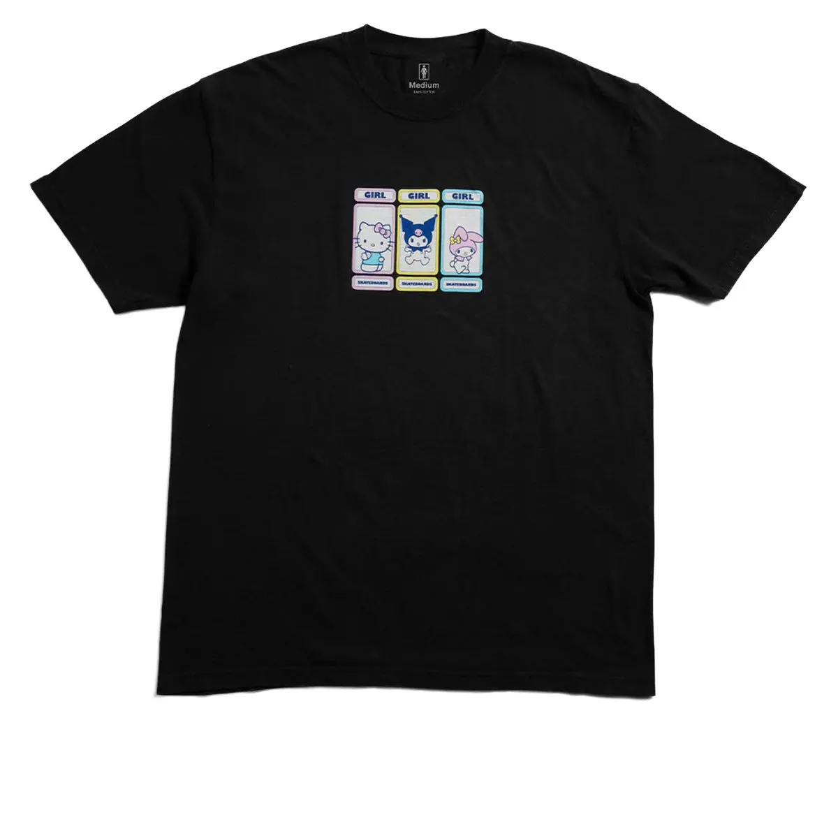 Girl X Hello Kitty Rainbow Triple Og T-Shirt - Black 1