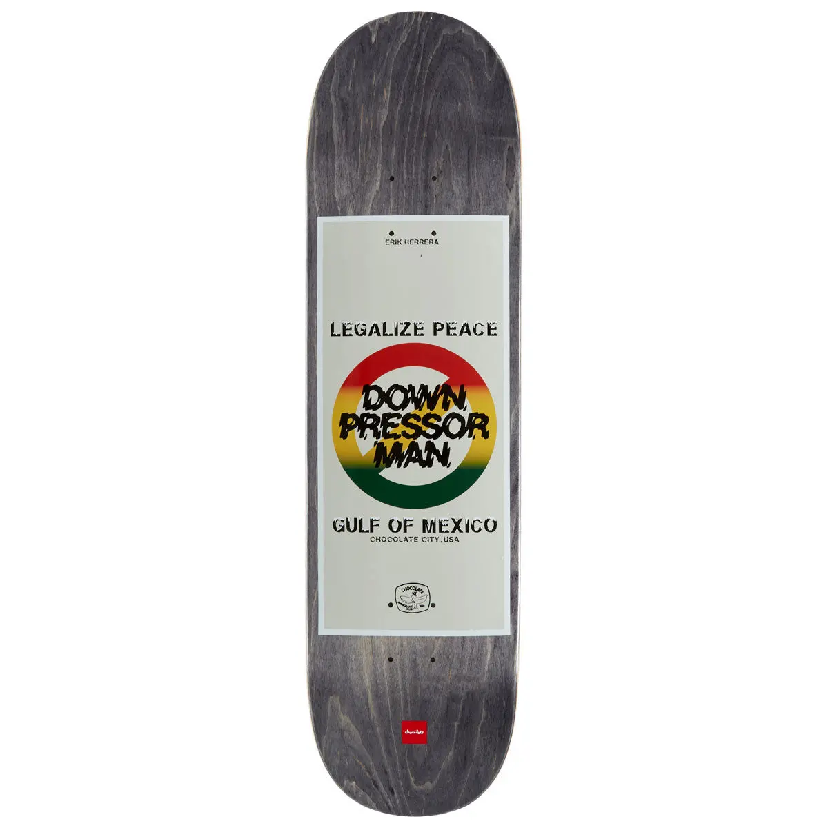 Chocolate Herrera Know Your Rights Skateboard Deck - 8.375" 1