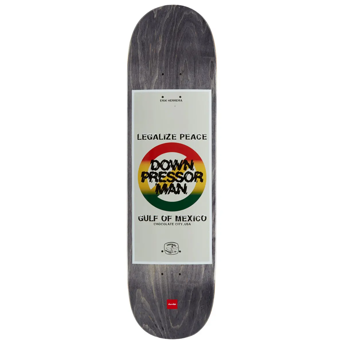 Chocolate Herrera Know Your Rights Skateboard Deck - 8.50" 1