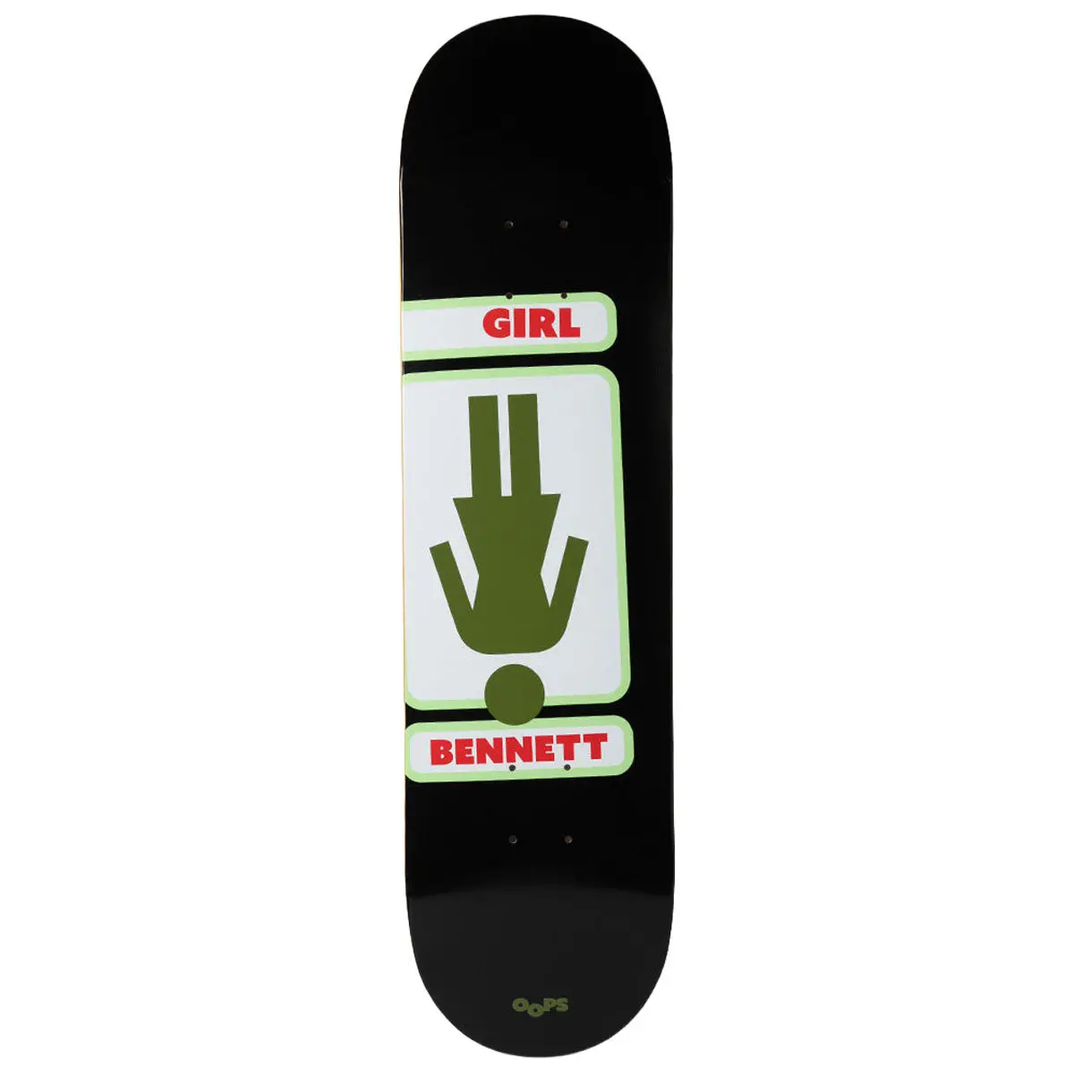 Girl Bennett Oops Skateboard Deck - 8.50" 1