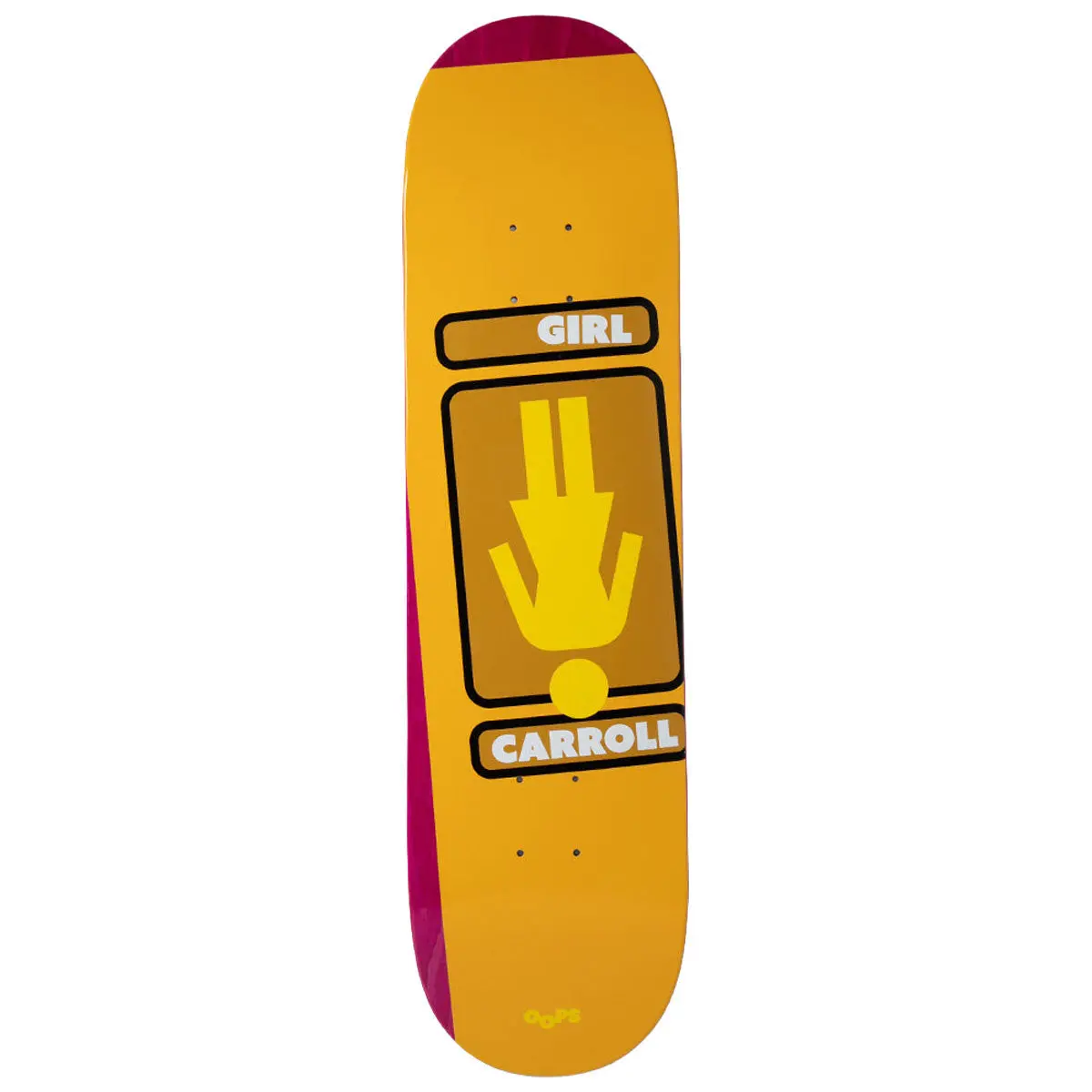 Girl Carroll Oops Skateboard Deck - 8.375" 1