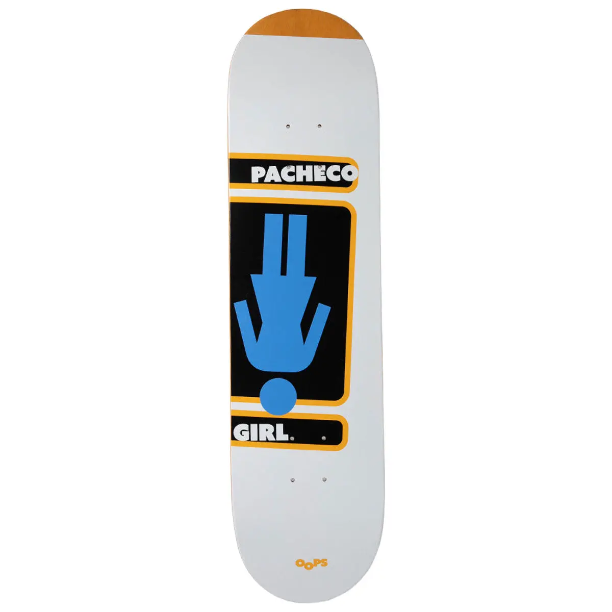 Girl Pacheco Oops Skateboard Deck - 8.375" 1