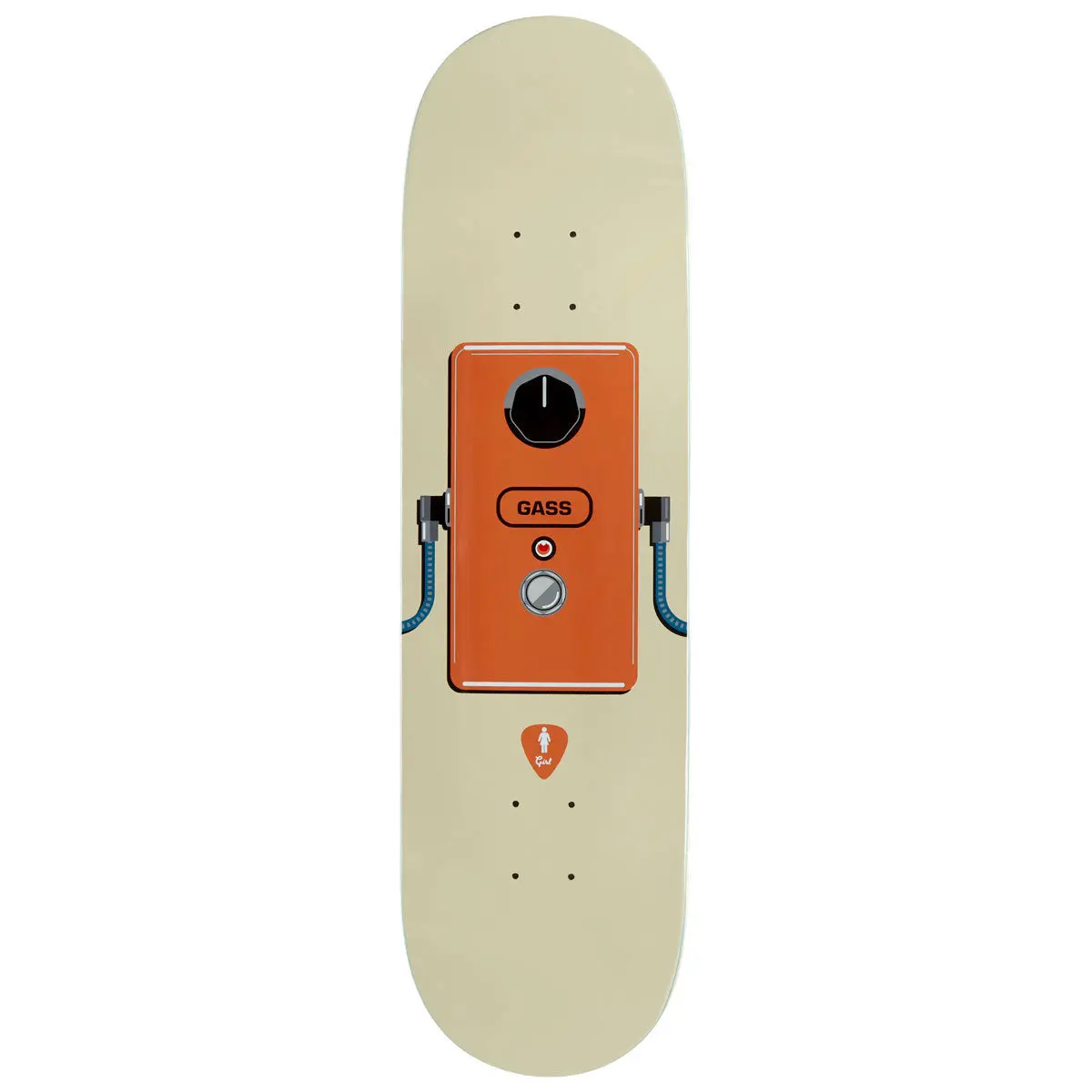 Girl Gass Stomp Skateboard Deck - 8.50" 1