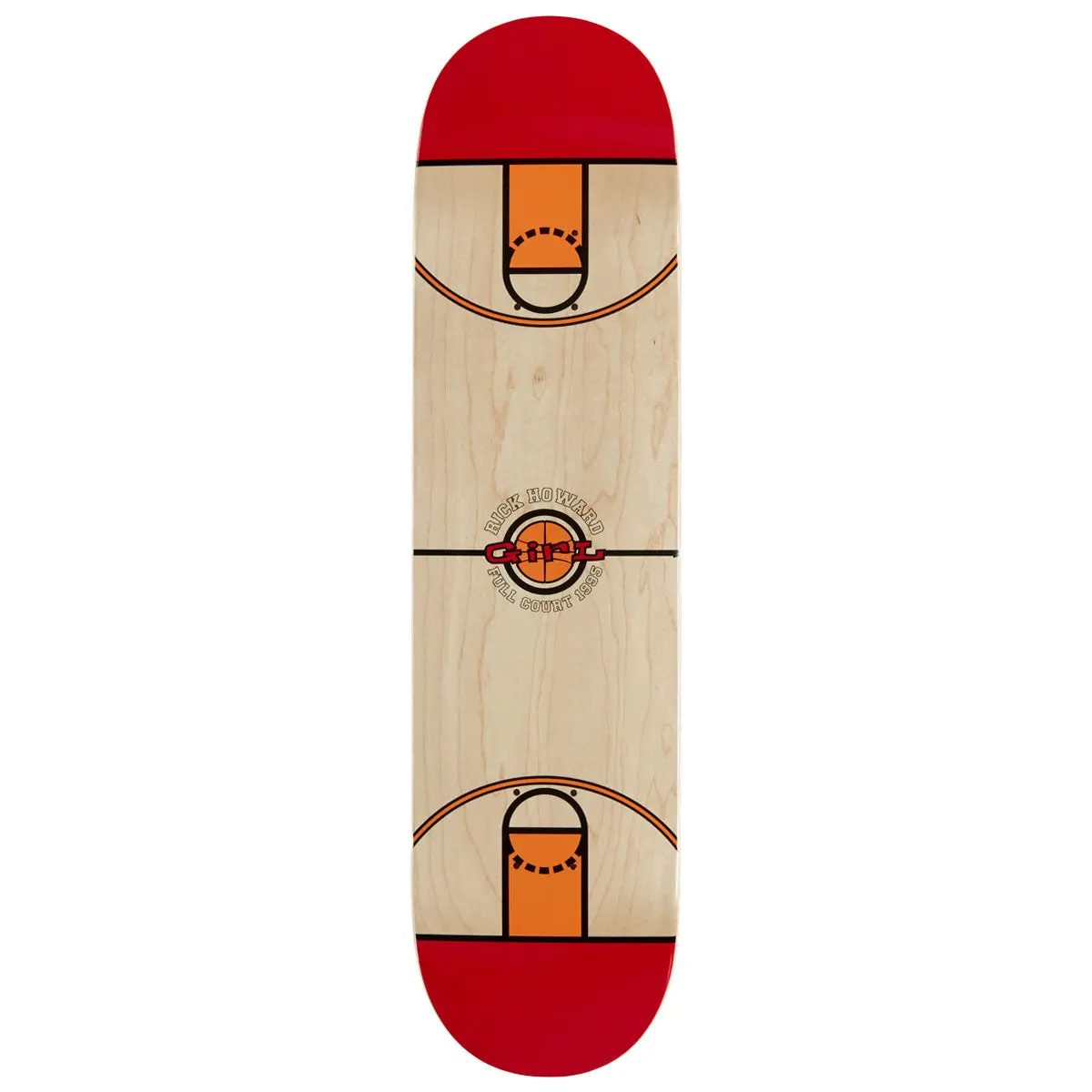 Girl Howard Full Court Reissue Skateboard Deck - 7.75" 1