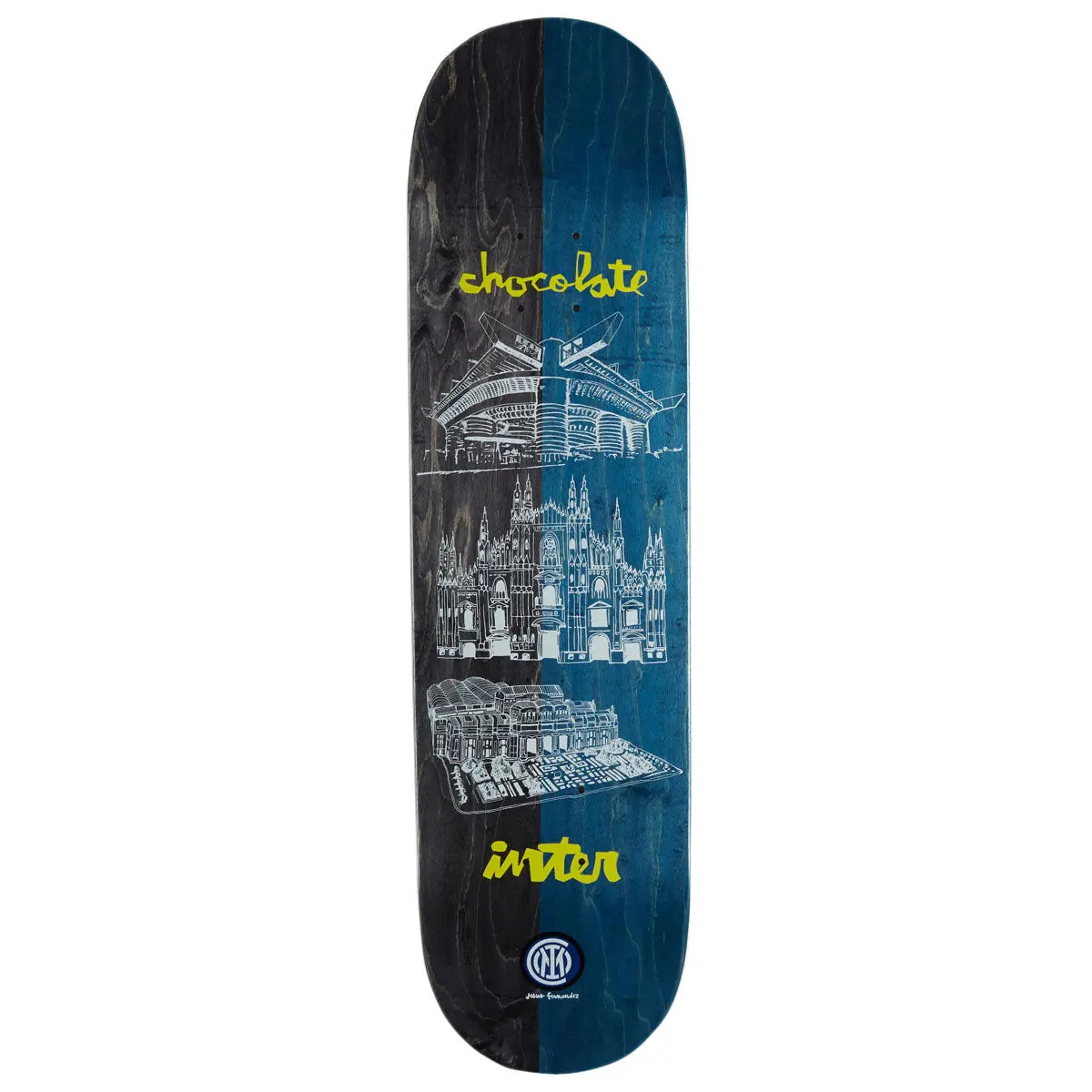 Chocolate Fernandez Inter Milan Skateboard Deck - 8.25" 1