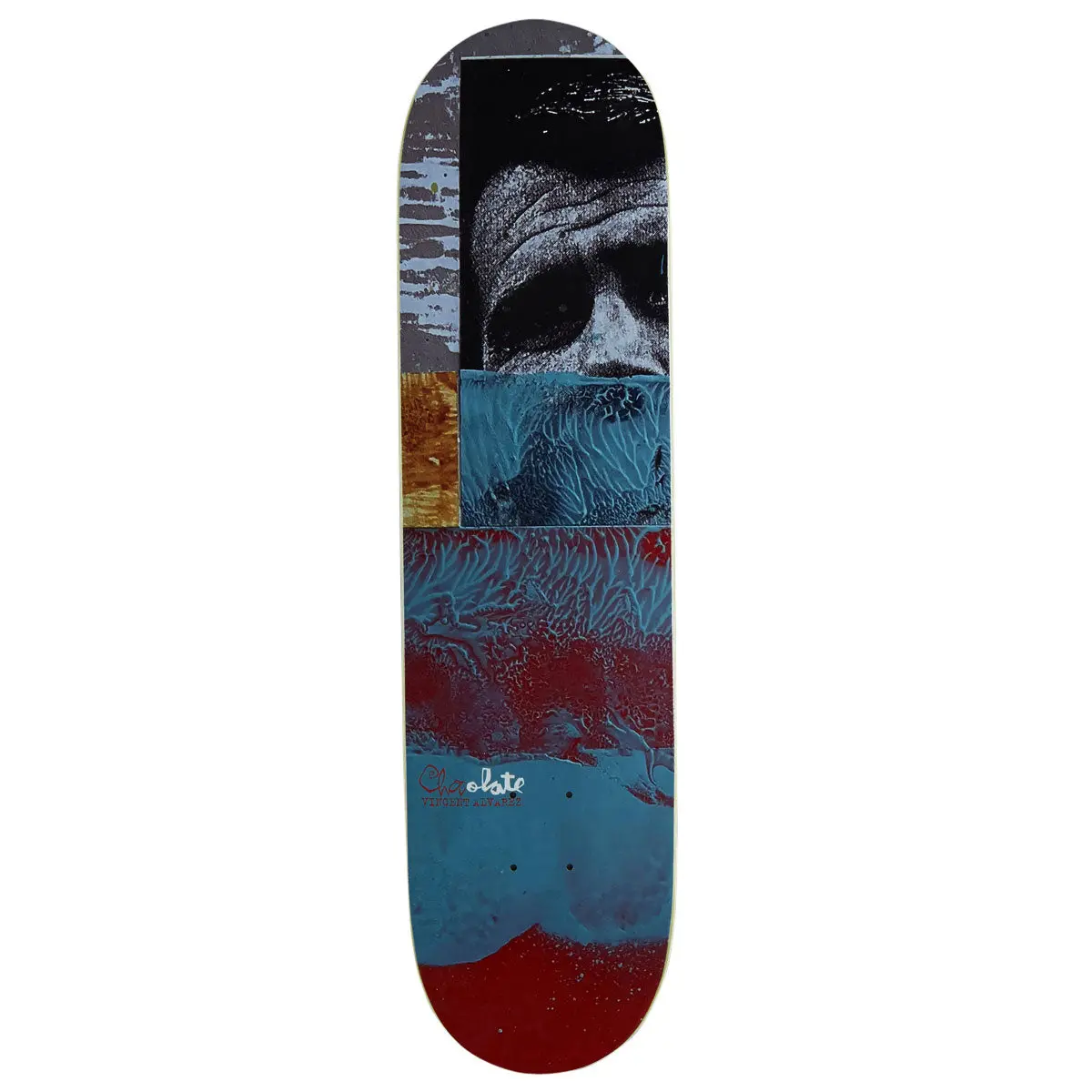Chocolate Alvarez Lost Singles Skateboard Deck - 8.00" 1